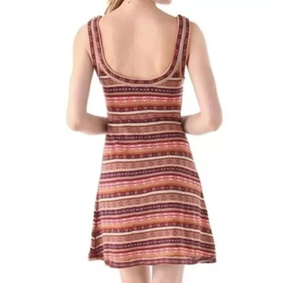 Free People Fair Isle A-Line Wool Blend Mini Sweater Dress - Picture 2 of 6